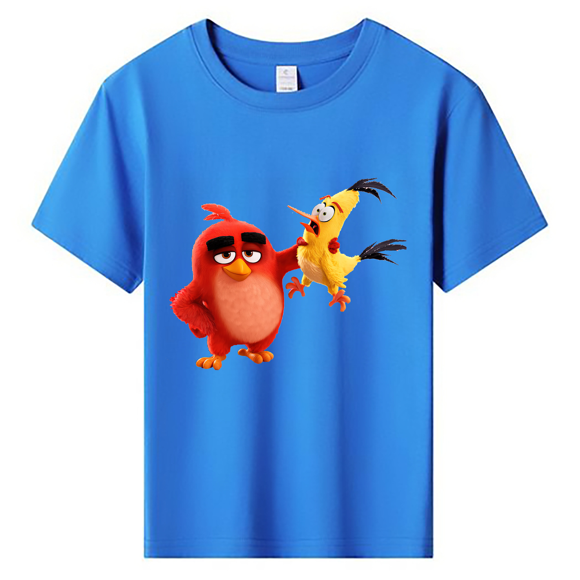 （画像用） Angry Birds アングリーバード 綿100％キッズTシャツ（フロントプリント）
